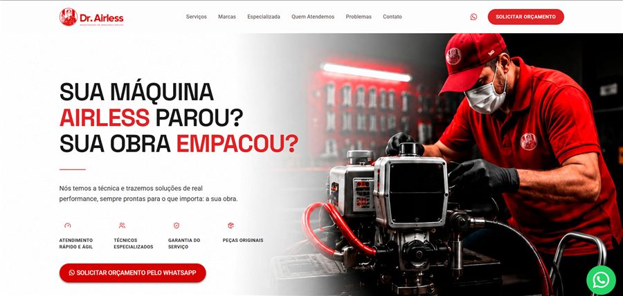 Print do site Dr Airless
