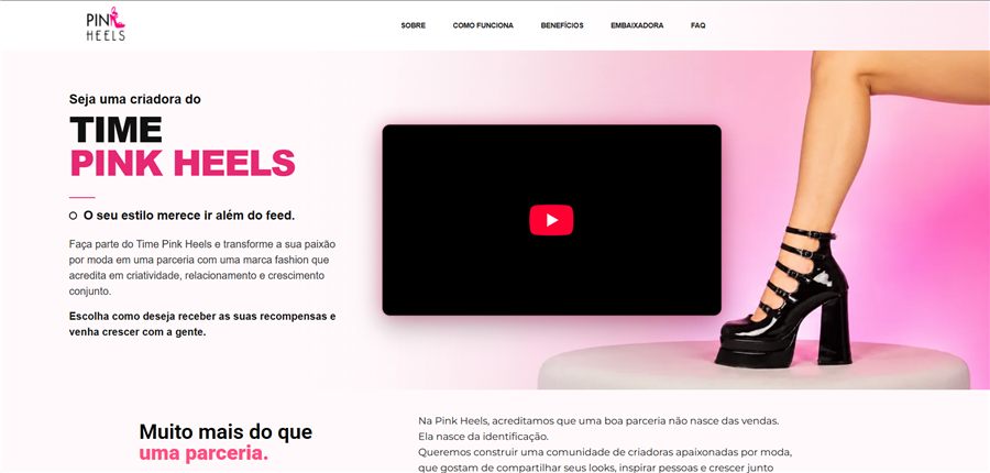 Print do site Pink Heels